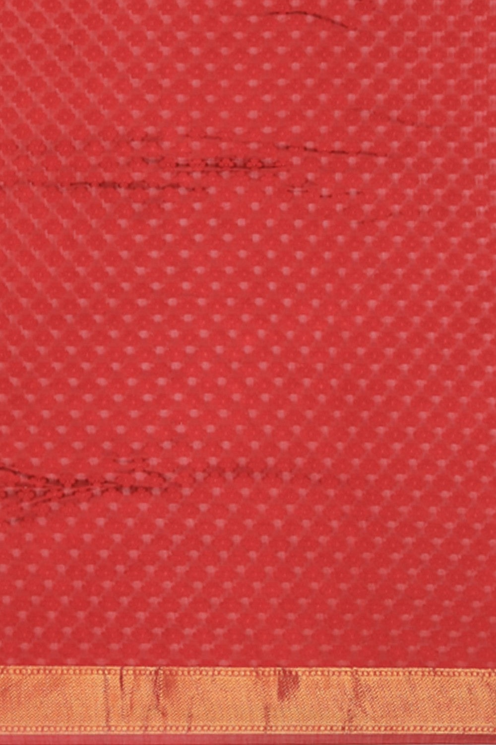 Image of Simple yet elegant Red Printed Saree